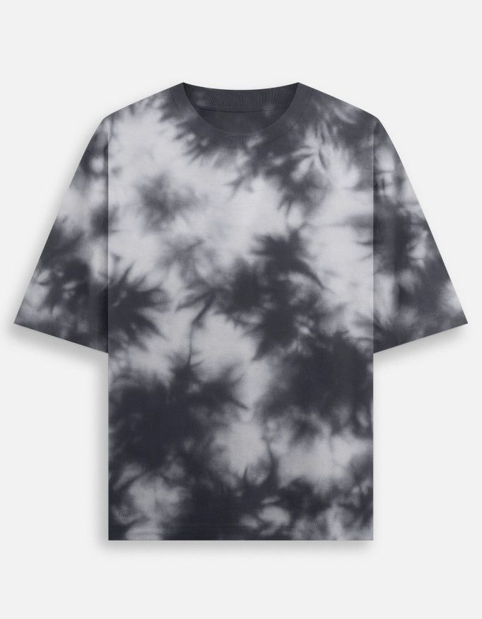 Unisex Tie Dye Oversized T-Shirt White Black Front_1_c_18_d523cdae-f956-442b-b5ba-8242cb8392f8