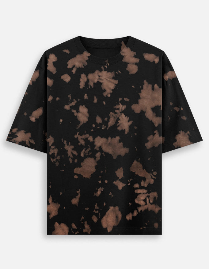 Unisex Tie Dye Oversized T-Shirt Brown Black Front_1_c_66_19301896-1941-4dfc-a6e3-b62e5cc2c2b1