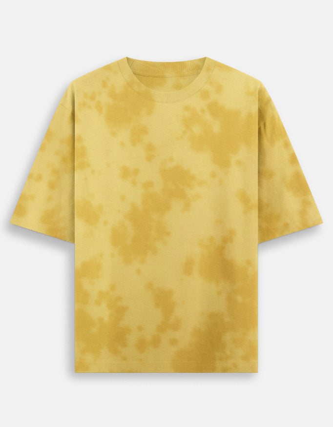 Unisex Tie Dye Oversized T-Shirt Yellow Front_1_c_7_36887b86-b0cc-447d-90ec-79b84f38fd2e
