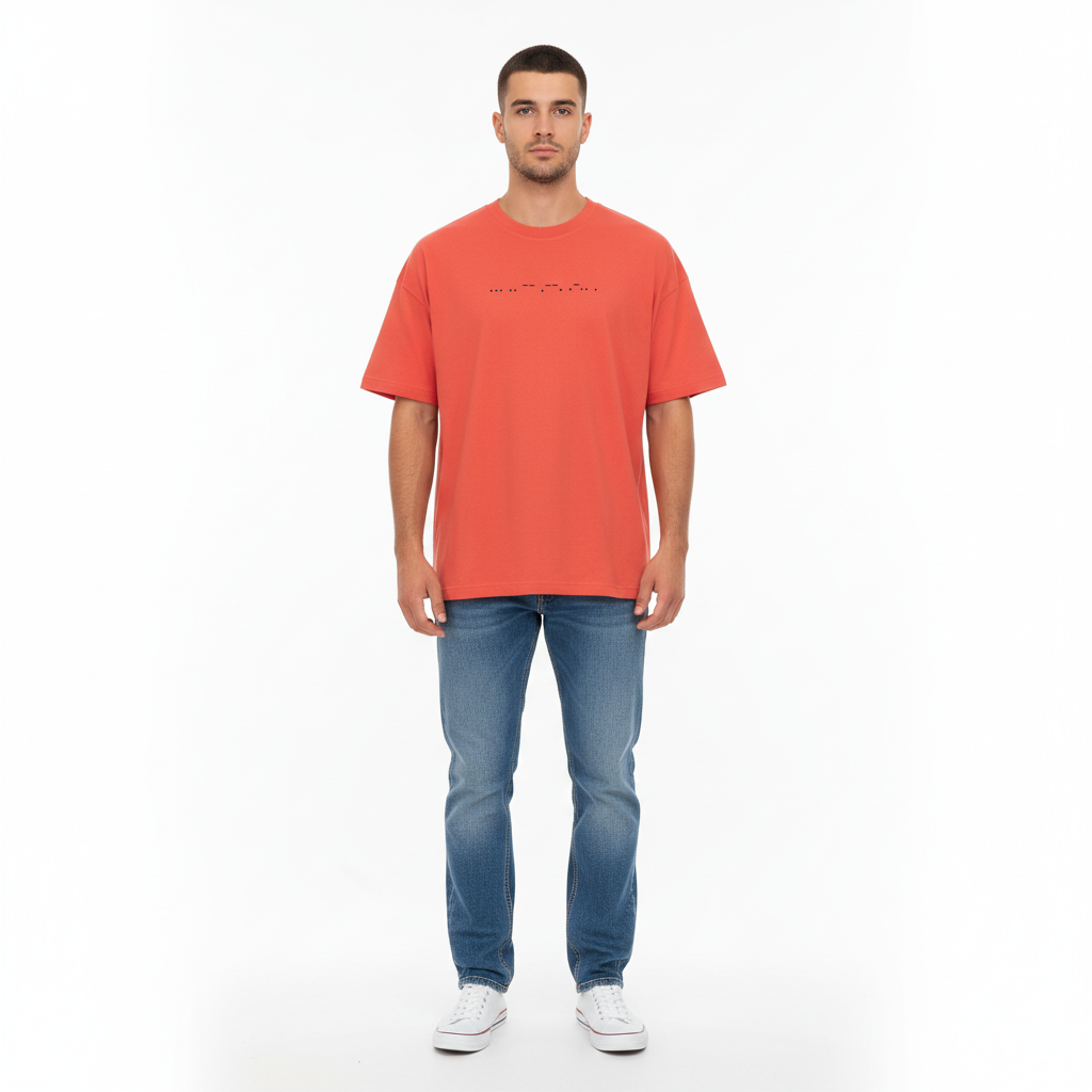 Simple Morse Code Oversized T shirt Gemini_Generated_Image_ihej3uihej3uihej