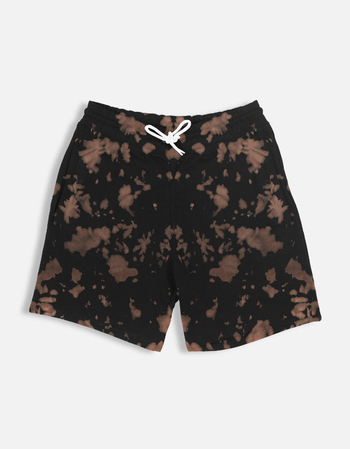 Unisex Tie Dye Shorts Brown Black Left_Pocket_1_c_66