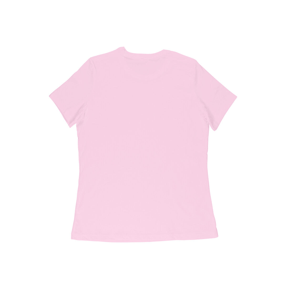 Butter fly Round neck T shirt for women back-68ff528eed318-Light_Pink_XS_Women_Round