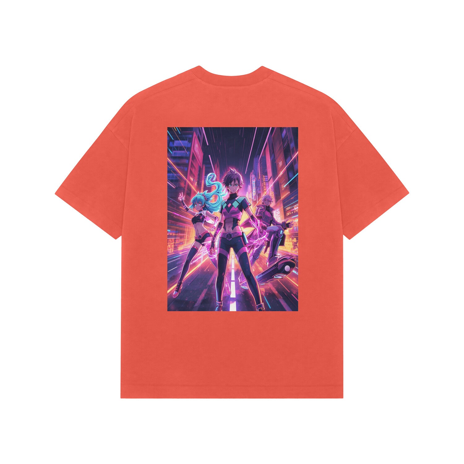 ELECTRIC CITY OVERSIZED T-SHIRT back-69047d43d0df5-Brick_Red_XS_Premium_Oversized_T-shirt