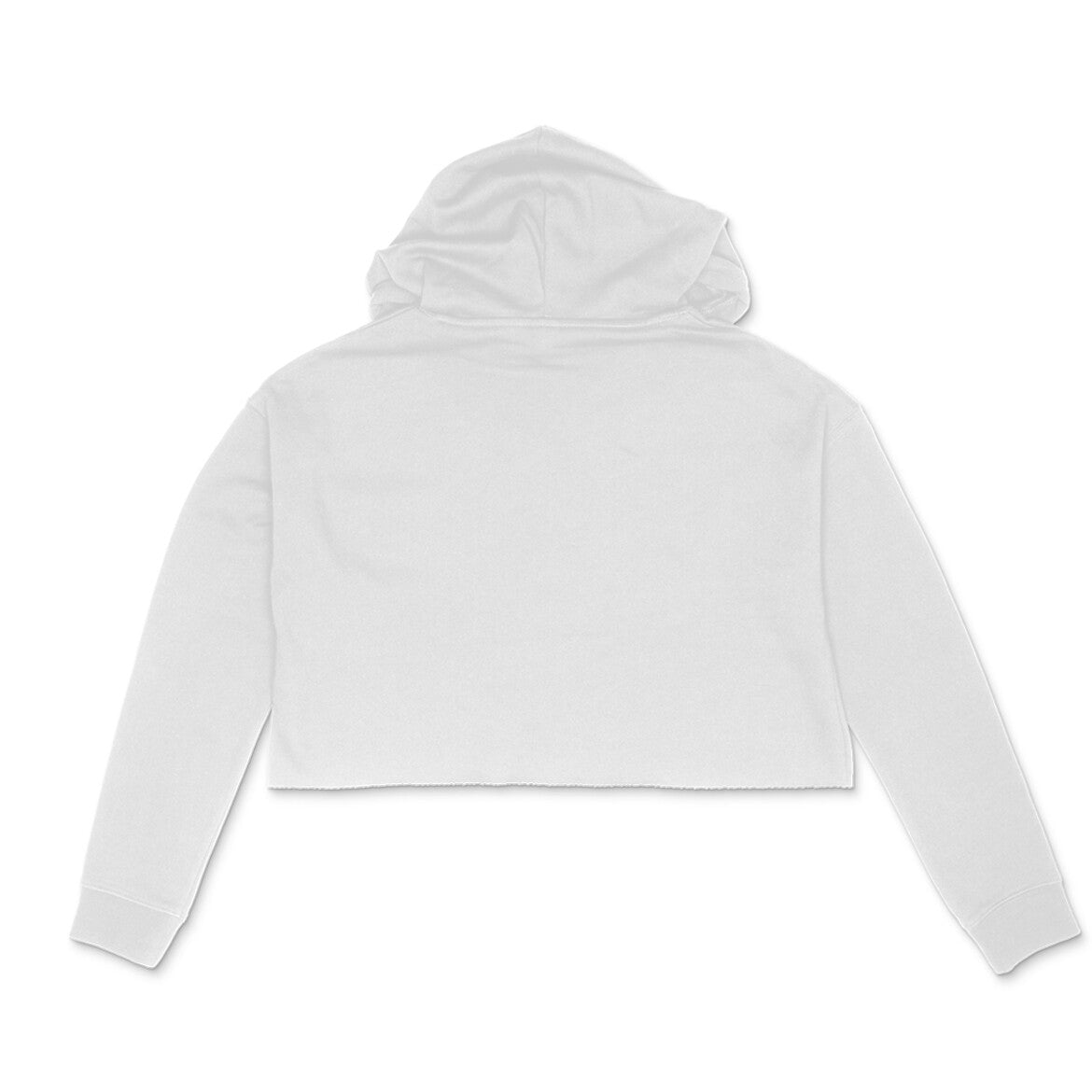 Bow tie Women's Crop hoodie back-69181c2c6eca1-White_XS_Crop_Hoodie